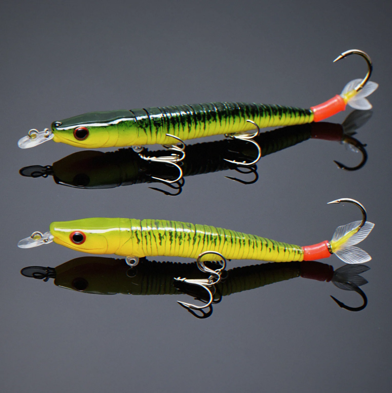 big pike on a hook